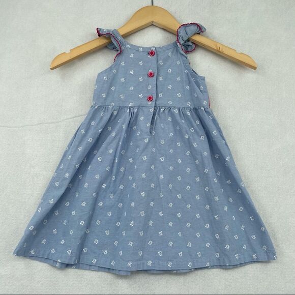 Penelope Mack Ruffle Sleeve Girls Dress 24 Months - Picture 2 of 4